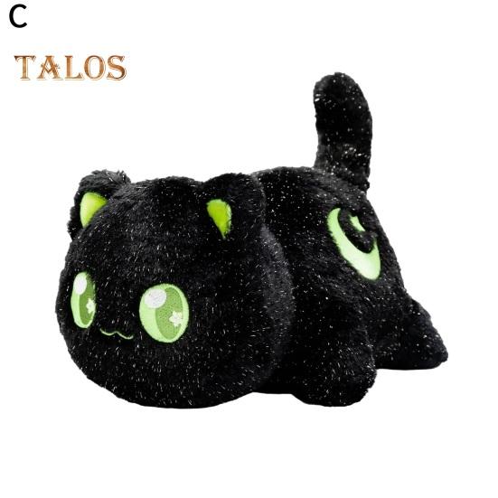 Очаровательная плюшевая игрушка-кукла в виде кошки, супер мягкая, износостойкая, не выцветающая, моющаяся, мультяшная плюшевая игрушка-кошка