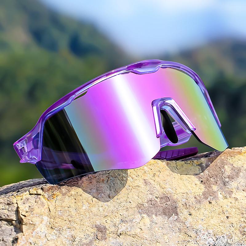 Фотохромные очки с изменяющимся цветом для мужчин и женщин - Большие поликарбонатные линзы, Композитная оправа, Защита UV400