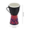 4-дюймовый африканский барабан, портативный ручной барабан, легкий барабан для хлопания руками, красочный узор, барабан бонго для начинающих, школа