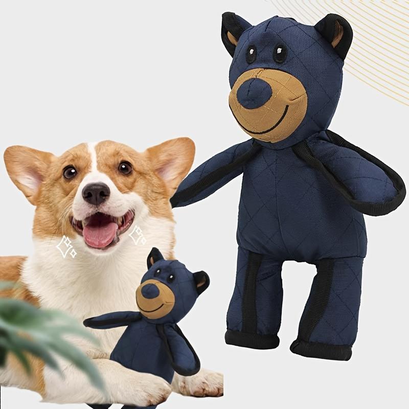 Unbreakable Teddy Extreme Bear Toy For Dogs Chewer Indestructible Plush Dog Squeaking Toy Durable Tough Heavy-duty Chew Dog Toy