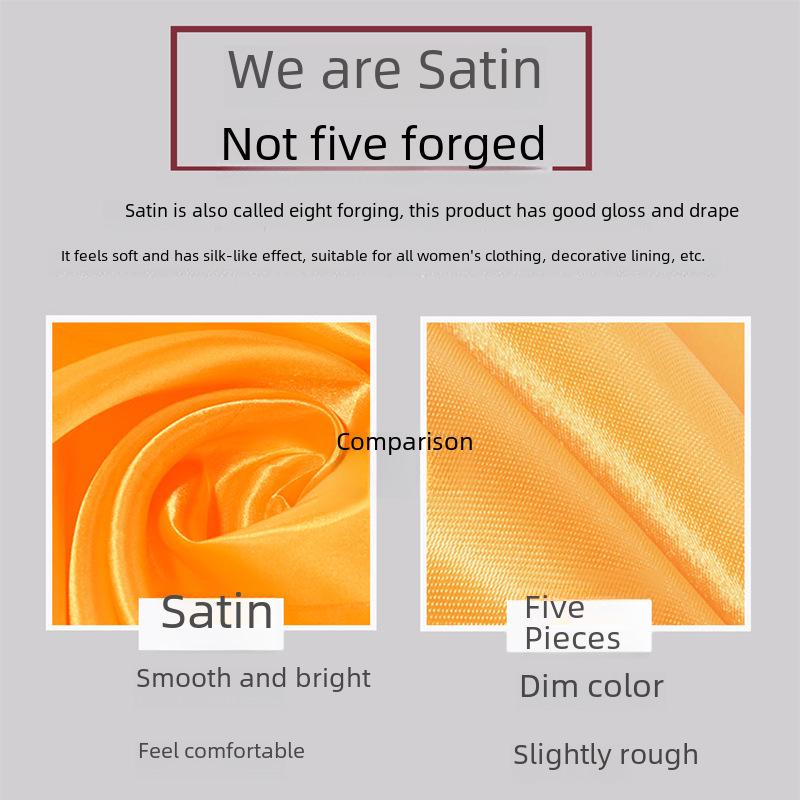 Satin Silk Red Gift Box Lining Fabric Scraps