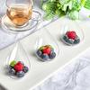 10Pcs Unbreakable Drop Appetizer Plates Tableware Reusable Plastic Tasting Cup Sauce Dish Ice Cream Cup Caviary