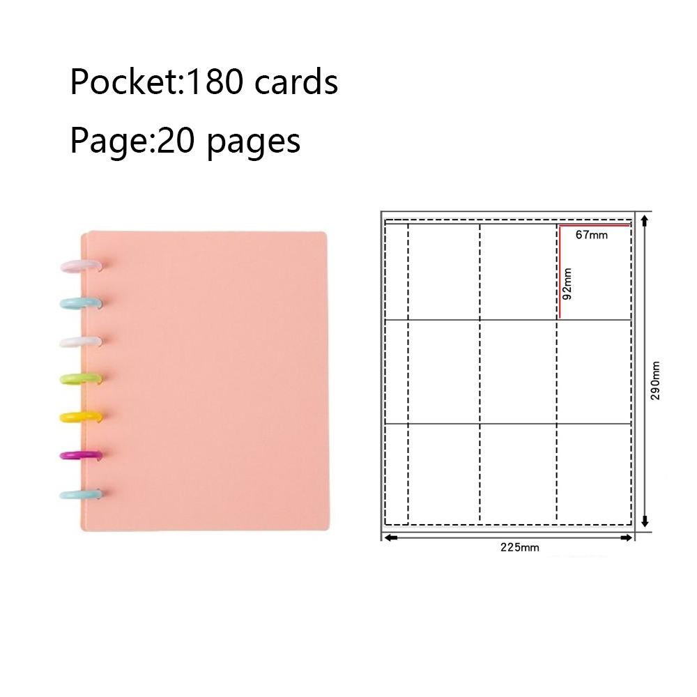 Multi-pockets Photo Album Kpop Loose-leaf Binder New Idol Cards Collect Book  Star Chaser