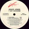12-дюймовая пластинка GRACE JONES - 7 Day Weekend 73008240401 LaFace Records 1992 US Танцевальная и Электронная Б/У