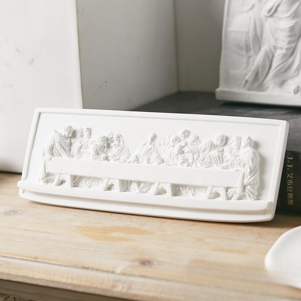 Тайная вечеря религиозный греческий бюст статуя скульптура 3D рельеф домашний офис настенный декор искусство интерьерный настольный декоративный статуэтки