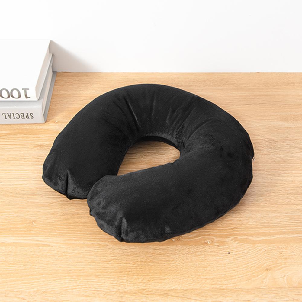 U-Shaped Inflatable Portable Neck Pillow For Car Travel, Slow Rebound U-Shaped Pillow For Neck Protection