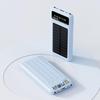 Солнечная портативная зарядная станция Power Bank на 20 000 мАч большой емкости с дисплеем – идеальный подарок на праздник