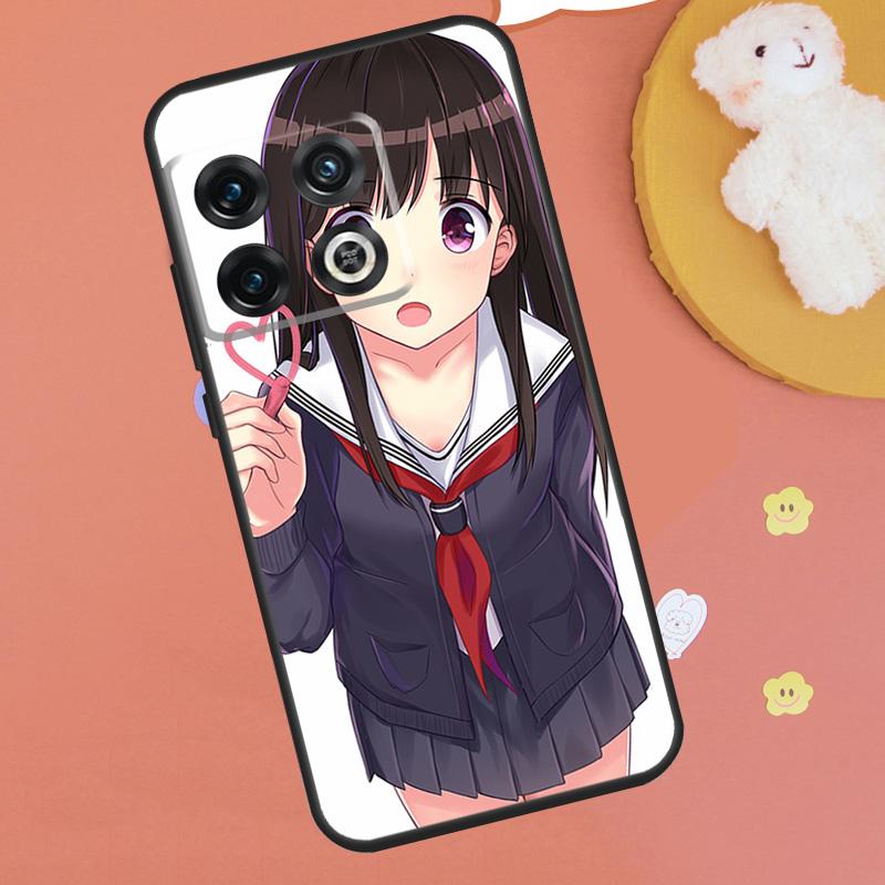 Аниме девушка мультфильм япония милый Чехол Для OnePlus 15 13 12 11 13T 13R 12R 10R 10T 8T OnePlus Nord 5 CE 4 3 Lite N20 N30 Funda