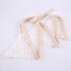 2.5m Wedding Decoration Romantic Vintage Shabby Ivory Lace Banner Flag Garlands Party Home Decor Wedding Flags Pennant