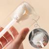 New Silicone Cup Brush Long Handle White Cup Scrubber Folding Brush Head Cleaning Brush Drink Bottle