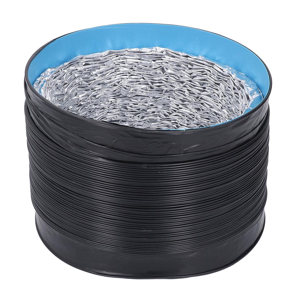 7-дюймовый вытяжной воздуховод сушилки, утолщенный шланг из ПВХ и алюминиевой фольги, 6,56-футовый гибкий изолированный воздуховод