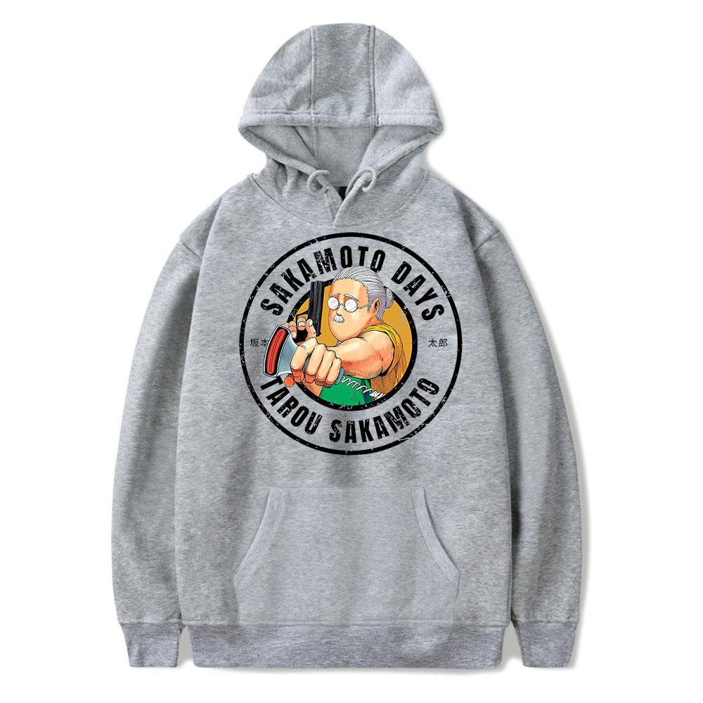 Anime Sakamoto Days Taro Sakamoto Vintage 90s Hoodie Men and Women Harajuku Hip-hop Sports Spring Sweatshirt Pullover Outwear