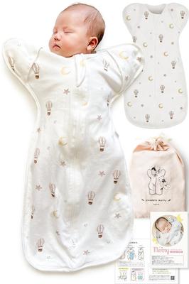 Пеленка для новорожденных от Midwives Natural Coperta Baby Products Baby Gift [сертифицировано IHDI] [рекомендуется 100% хлопок] (Воздушный шар, маленький)