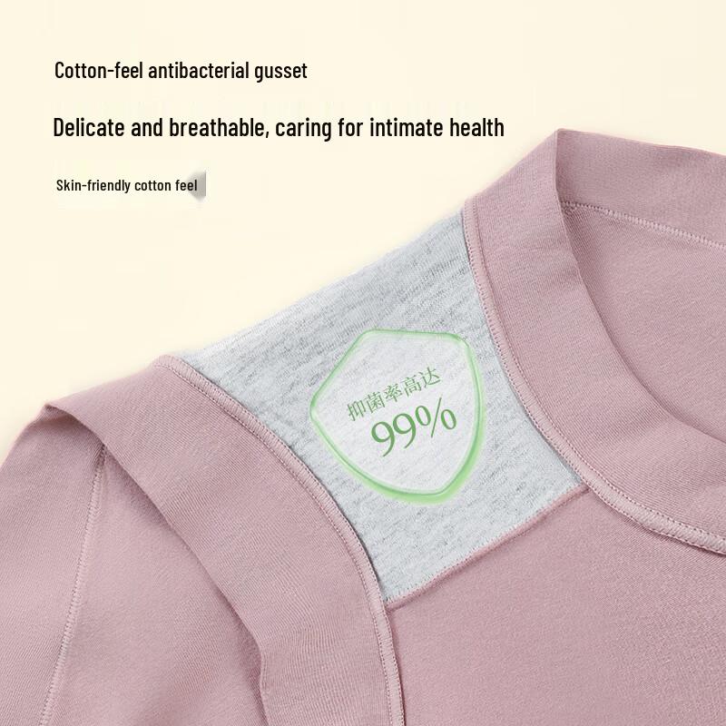 Tingmei Women's High-Waist Seamless Tummy Control Cotton Briefs