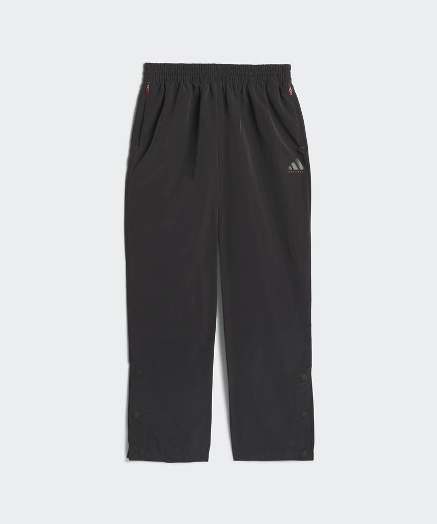 ADIDAS Basketball Woven Snap Pants - Black / Iw5639
