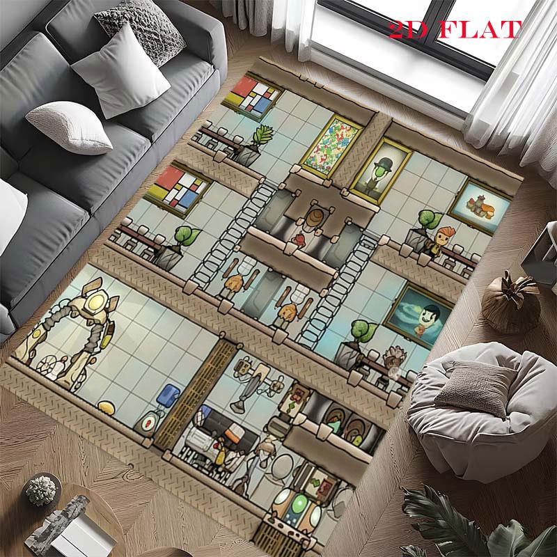 ONI Map Carpet Rug for Living Room Bedroom Home Sofa Decoration,Kids play Nonslip Floor Mat
