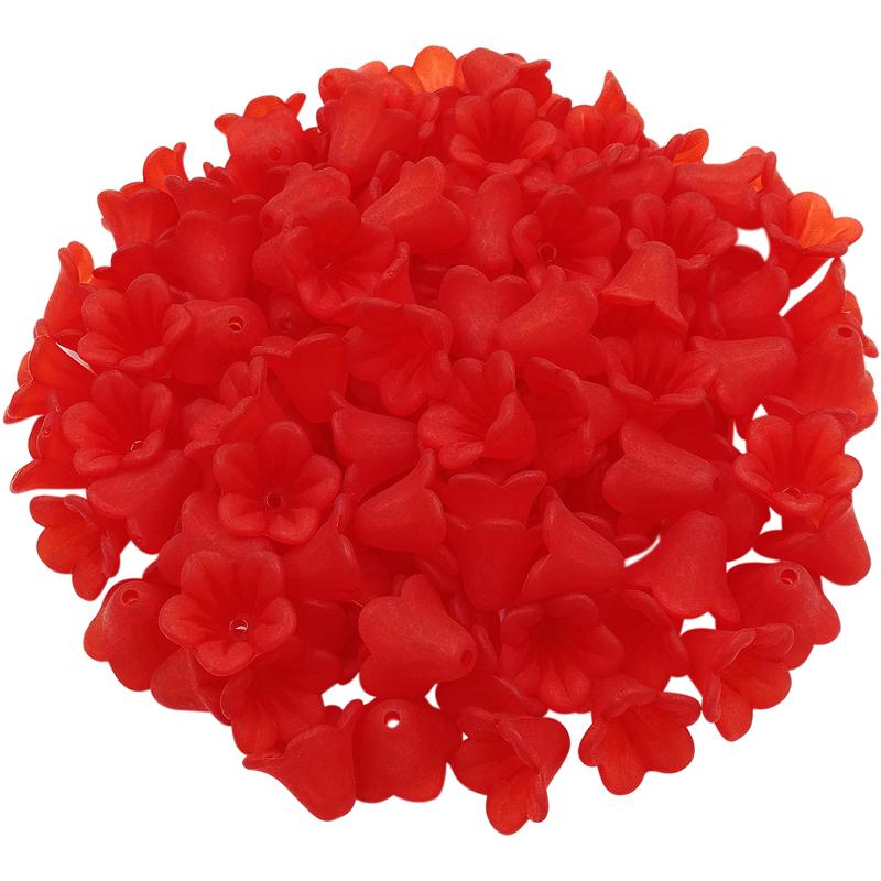 50 шт., цветные бисерные колпачки 13x10 мм, изготовление украшений своими руками, высококачественные матовые акриловые бусины-трубы