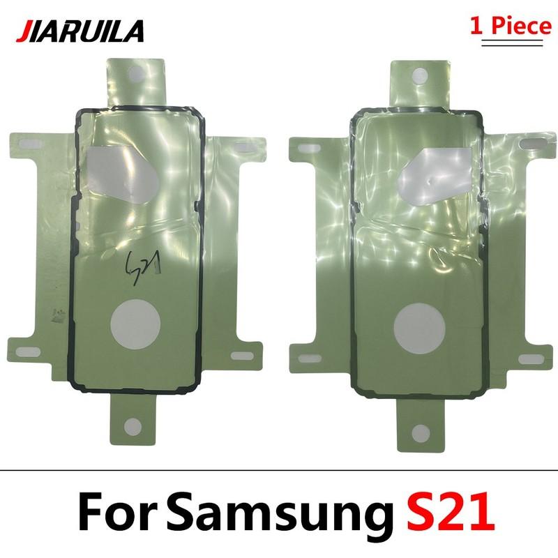 Водонепроницаемая наклейка для Samsung S23 S21 S20 Ultra S21 Fe S21 Plus Клейкая наклейка Задняя крышка Корпус Батарея Клейкая лента Наклейка