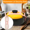Yousheng Silicone Pot Lid Strap Reusable Adjustable Heat-Resistant Lightweight Slow Cooker Lid Holder Strap Multifunctional Bundling Fixing Tie
