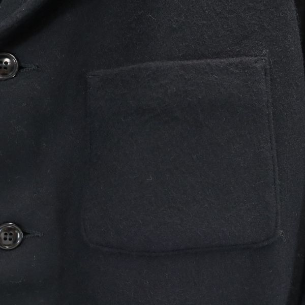 Unused Johnbull Wool Blend Melton Jacket M Black Men's Used