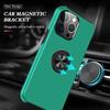 For iPhone 15 Pro Max Ring Holder Kickstand Phone Cover PC+TPU Anti-drop Back Case