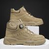 New Men's High Top Platform Casual Boots Swivel Button Outdoor Cargo Men's Booties Motorcycle Ankle Boots Sneakers for Men