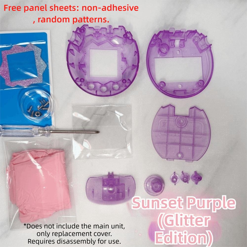 Colorful Shell Replacement Premium Hard Shell Transparent Shell Modification Crystal for Tamagotchi Paradise