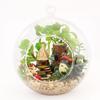 Алиса Лес Чай DIY Стеклянный Шар Кукольный Домик Миниатюрная Модель Строительные Наборы Деревянный Кукольный Домик Игрушка Ручной Работы День Рождения Рождество
