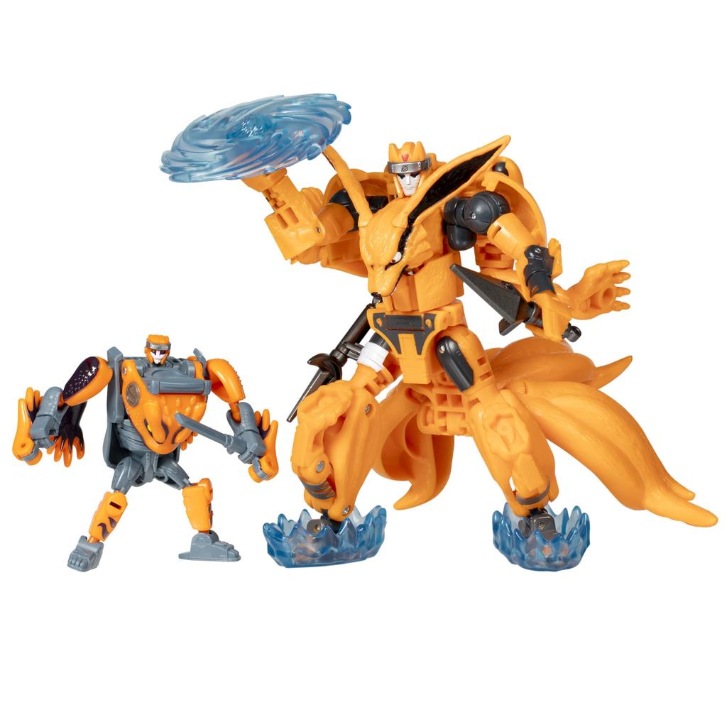 Transformers Collaboration Naruto Shippuden Kurama Gamakichi Anime Toy Action Figure & 8+