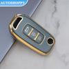 Чехол для ключей из ТПУ, брелок для Renault Kadjar Captur Megane 3, символ Logan 2 Sandero 2, Dacia Duster, аксессуары для ключей