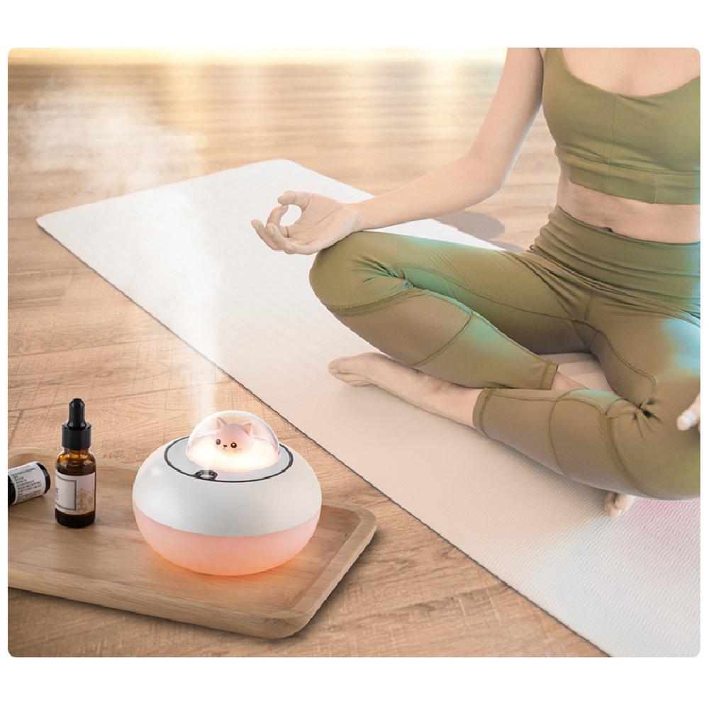 Новый милый увлажнитель для домашних животных USB домашний настольный бесшумный увлажнитель Офисный увлажнитель Белый