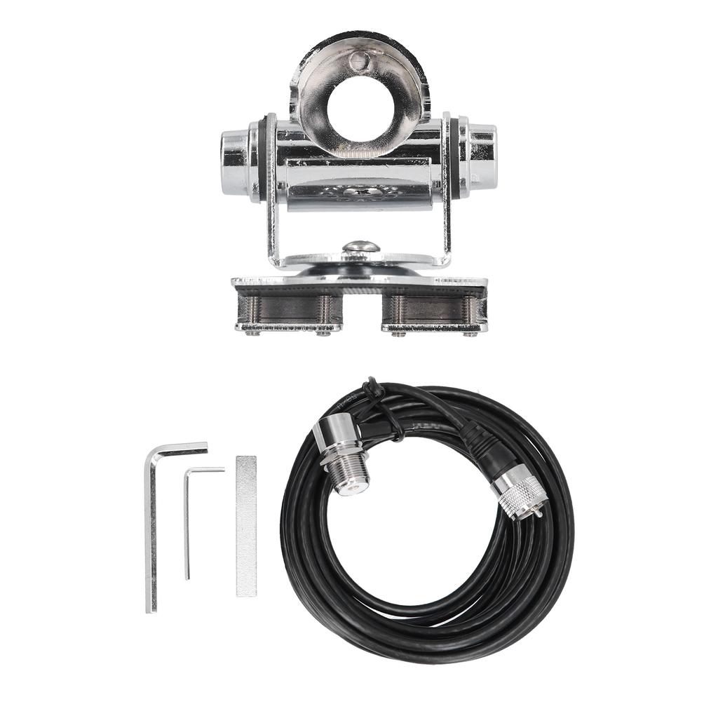 Мобильный антенный кронштейн Регулируемый кронштейн для крепления антенны с защитной накладкой Шестигранный ключ для автомобильного радио