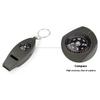 AOTU Multifunction 4 In 1 Survival Tool Whistle Compass Glass Magnifier Thermometer