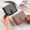 Small Wallet Women Short Simple Buckle Wallets Retro Fashion Foldable Coin Purse Female Card Bags