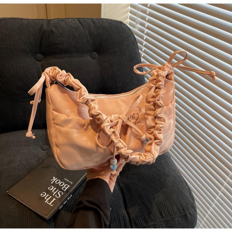 Популярная сумка новая летняя высококачественная плиссированная сумка через плечо летняя универсальная сумка-мессенджер в форме пельменя женская сумка