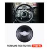 1PCS Car Steering Wheel Center Panel Car Sticker Night Jack For MINI Cooper R50 R52 R53 For Mini Cooper Interior Accessories