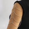 Аксессуары, Персонализированная Цепочка с Кисточкой, Наплечная Цепочка, Ювелирные Изделия для Женщин, Панк Геометрический U-образный Нарукавник-Браслет для Женщин