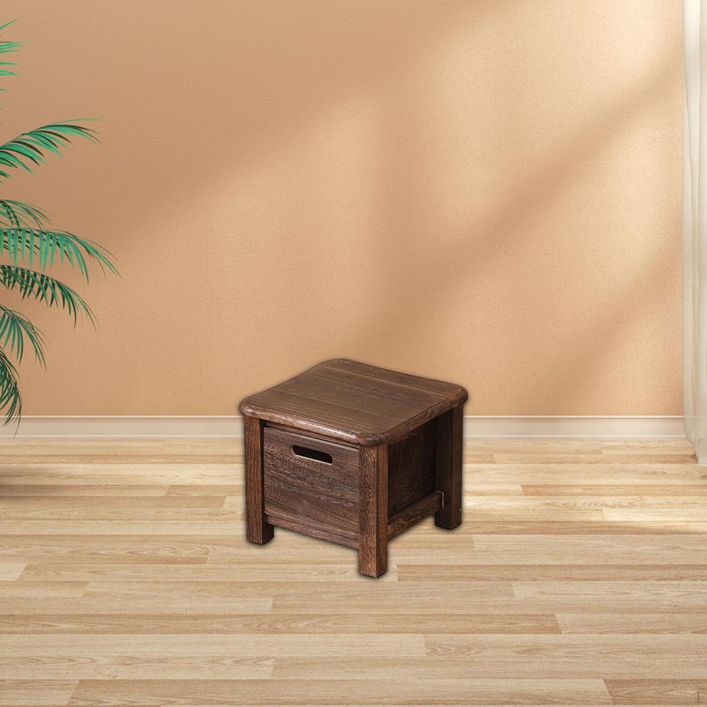 Деревянный табурет для хранения вещей, небольшой переносной, экономящий место, с ящиком для смены обуви