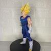 Animation Dragon Ball, Dry Matrix 2, Super Saiyan Standing Statue Model Doll Tide Play Ornament Gift