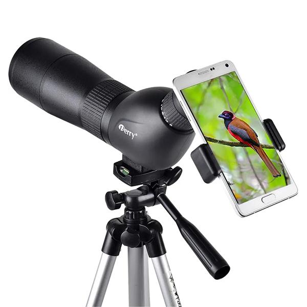 60-кратный Монокулярный Мощный Ночной астрономический телескоп высокой четкости при слабом освещении, телескоп для мобильного телефона с камерой для наблюдения за Луной