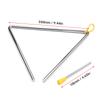 8 Inch Triangle Bell Triangolo with Metal Mallet Idiophone Steel Percussion Children Toddle Kid
