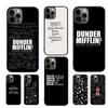 The Office Quotes Dunder Mifflin Michael Phone Case for iPhone 11 12 13 14 Pro Max Mini XR XS SE 2020 6 7 8 Plus Samsung S21 S22