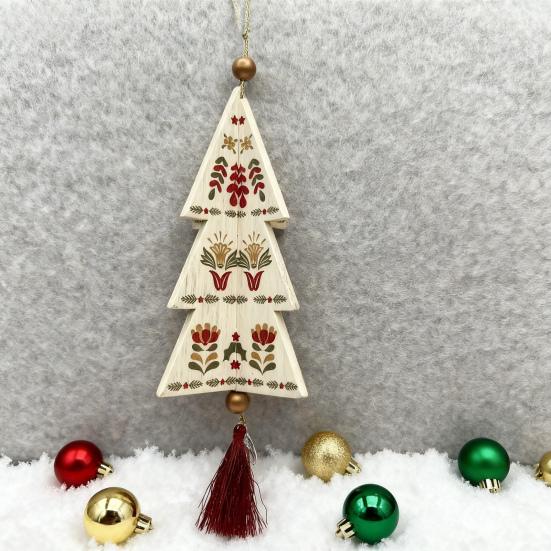 Рождественское украшение Деревянное подвесное Санта Снеговик Веселого Рождества Декор Дерево Красное Рождественское украшение для праздничного домашнего декора