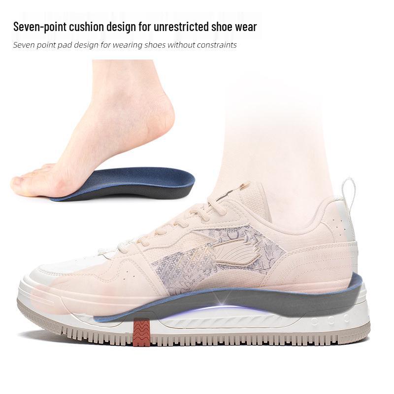 Inward-Turn Insole: Arch Support, Shock Absorption, Pressure Relief, Breathable Sports Half-Insole for Walking