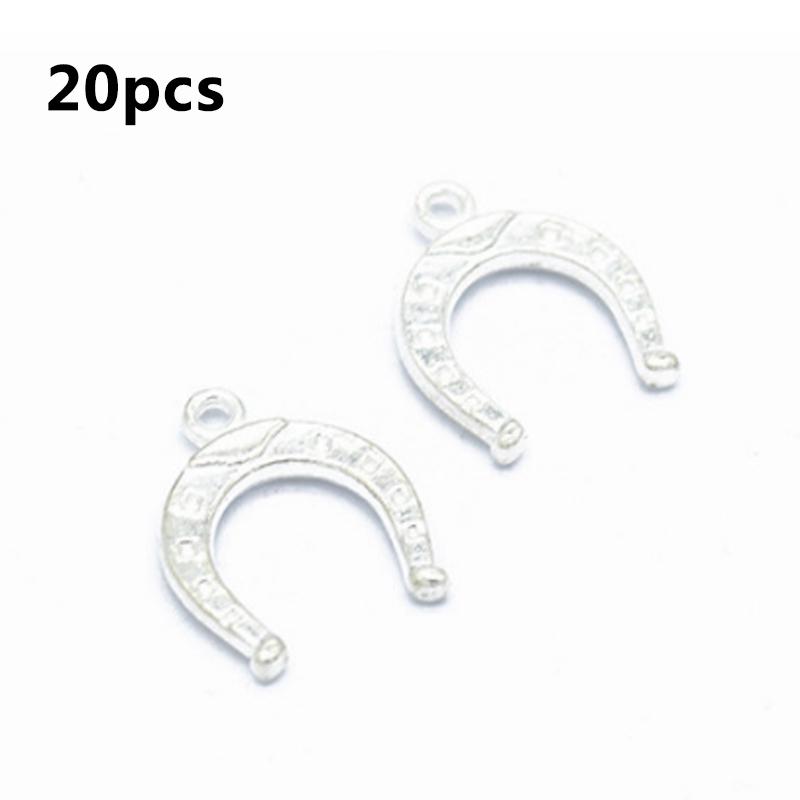 Мода 20 шт./лот ожерелье браслет новый DIY ретро ювелирные изделия аксессуары кулон сплав подкова для ювелирных изделий маркировка