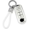 PIFOOG Key Fob Cover For Cadillac SRX CTS CT6 XTS XT5 XT6 XT4 ATS Accessories TPU 5 Button Keys Case Shell Protecor Glitter Car Keychain Girly Women