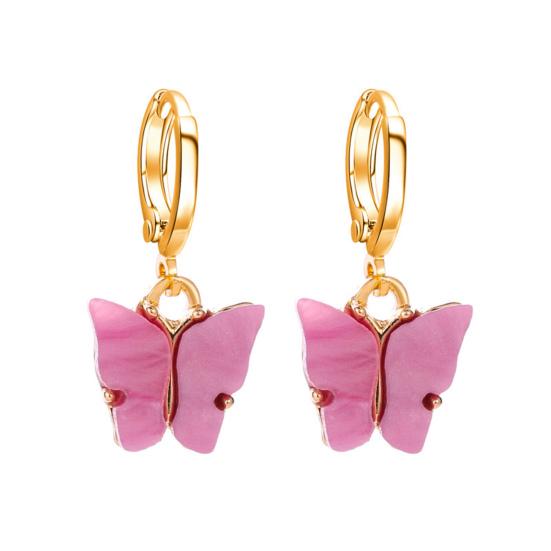 1 пара серег в форме животных, элегантные женские акриловые серьги яркого цвета с подвесками