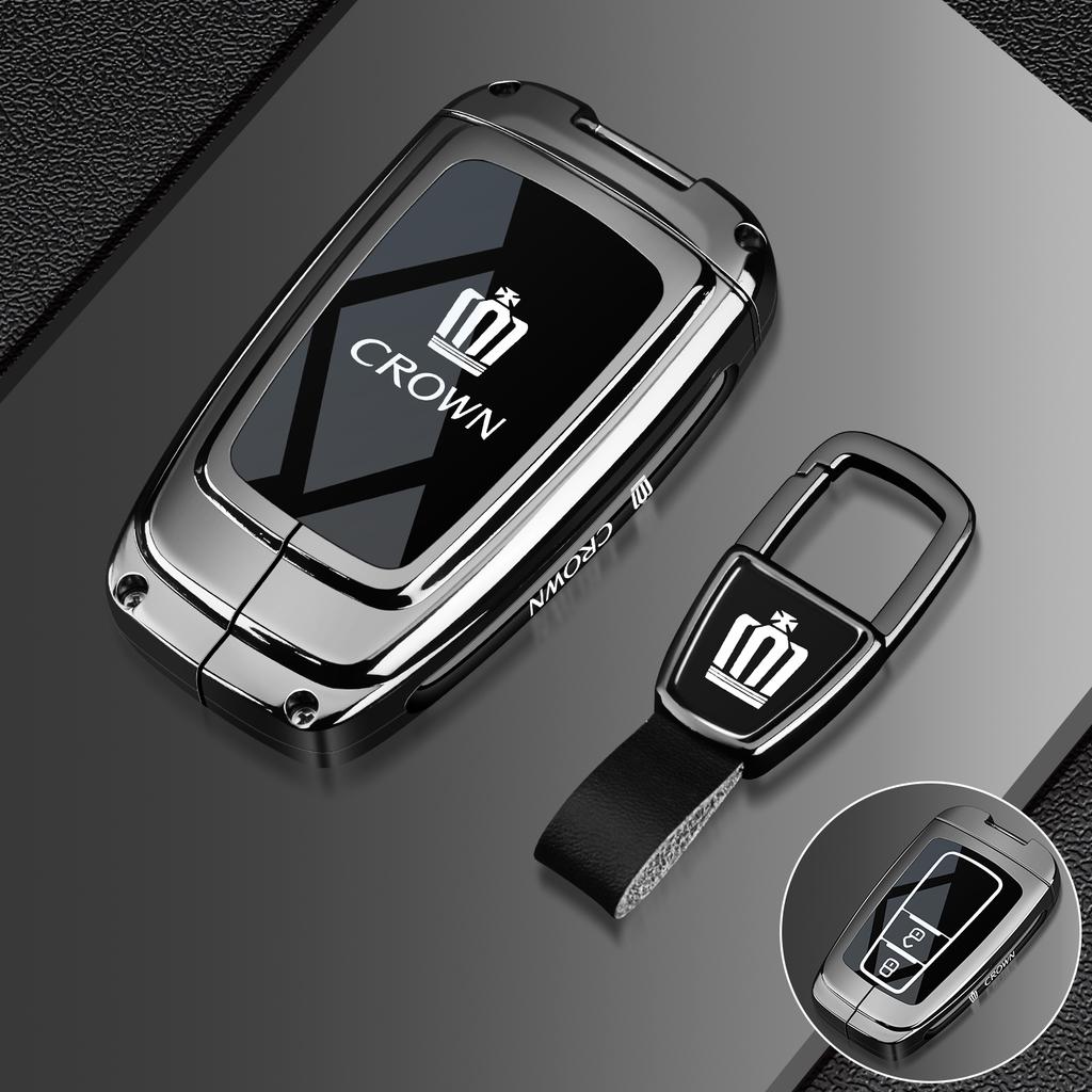 For Toyota Crown Land Release Keycase 2024 13th and 14th Generation Crown Car Special Shell Leather Full Buckle