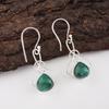 Малахитовые серьги, серьги из стерлингового серебра 925 пробы. Серьги ручной работы Ювелирные изделия из драгоценных камней Подарок для женщин