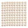 100Pcs Octagonal Wood Beads DIY HandMade Necklaces Keychains Jewelry Accessory Materials